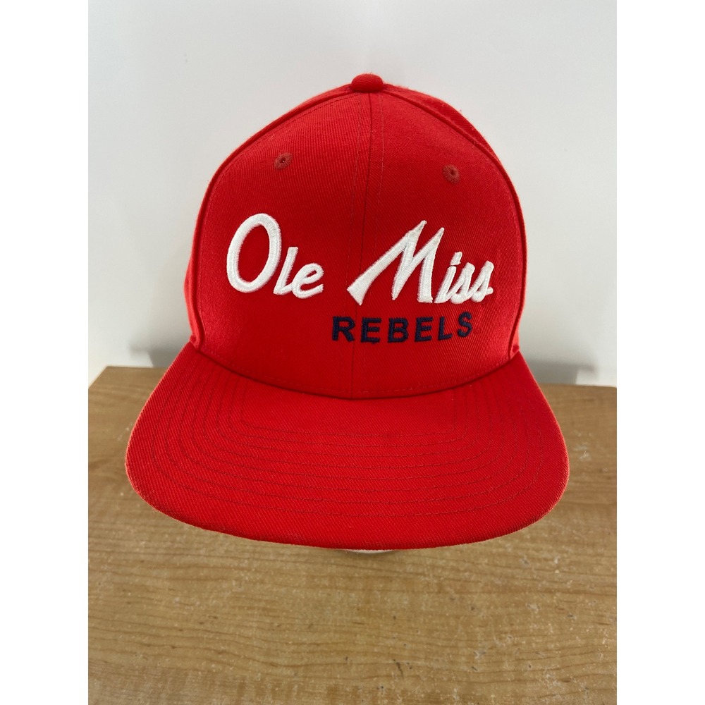 Nike Ole Miss Rebels Snapback‎ Hat Red One Size University Logo Adjustable